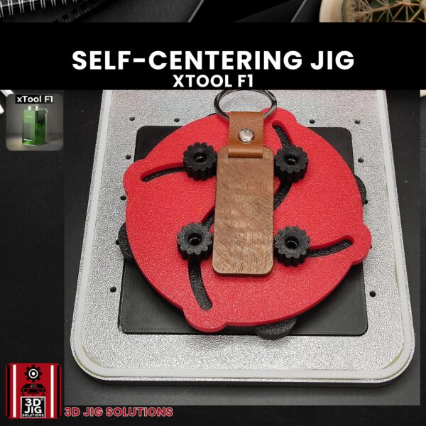 xTool F1 Self-Centering Laser Engraving Jig - Adjustable Precision Alignment Tool - Image 7