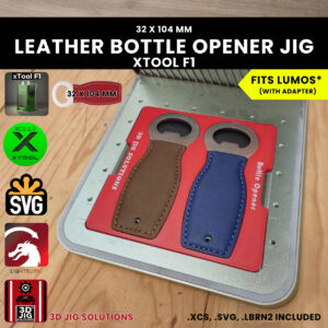 xTool F1 bottle opener laser jig