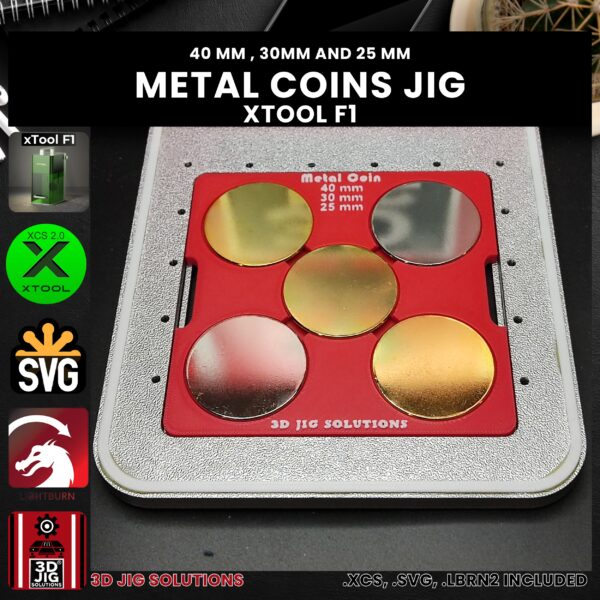 Brass nickel template xTool F1