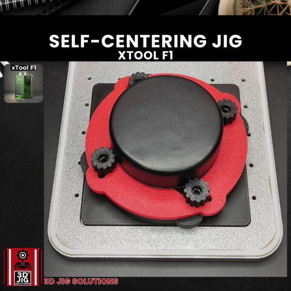 xTool F1 Self-Centering Laser Engraving Jig - Adjustable Precision Alignment Tool - Image 4