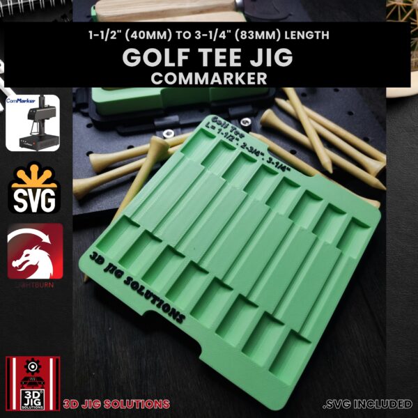 ComMarker Laser Jig for Golf Tees - Fits All Lengths, Golf Ball Holder Template - Image 4