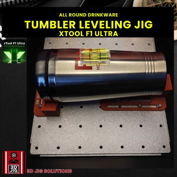 xTool F1 Ultra Tumbler Leveling Jig - Easy Alignment for Mugs, Wine Glasses, Yeti & Stanley - Image 2