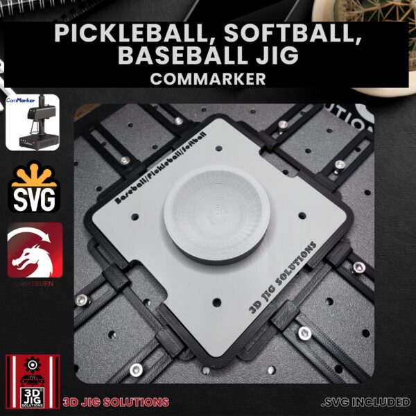 ComMarker Laser Jig for Baseballs, Softballs & Pickleballs - Sports Ball Alignment Template - Image 3