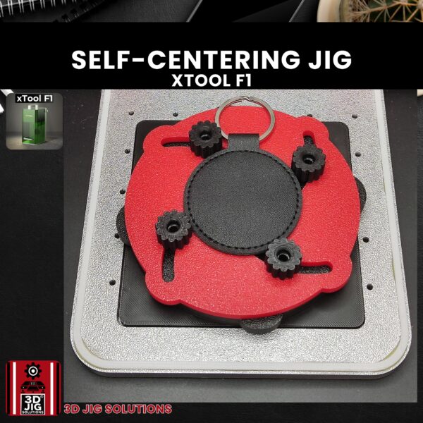 xTool F1 Self-Centering Laser Engraving Jig - Adjustable Precision Alignment Tool - Image 5