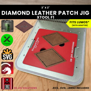 xTool F1 diamond hat patch laser jig