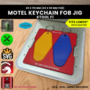 xTool F1 motel key fob laser jig