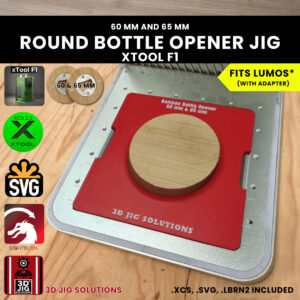 Round magnetic opener jig xTool F1