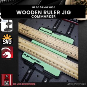 ComMarker laser jig for school rulers