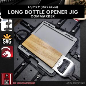 ComMarker laser jig for long bottle openers