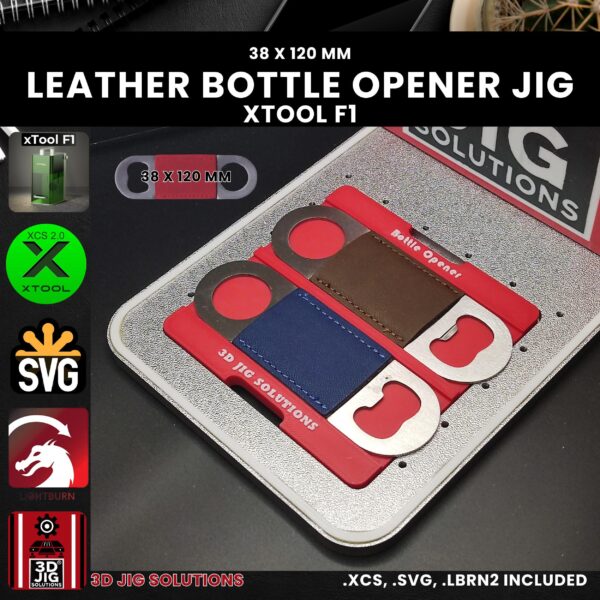 xTool F1 bottle opener laser jig