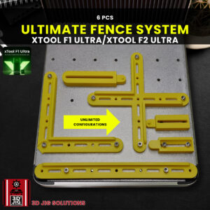 xTool F1 Ultra Engraving Fence Kit | Ultimate Alignment Jig & Guide Fixture | xTool F2 Ultra Compatible