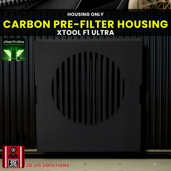 xTool F1 Ultra Carbon Pre-Filter housing | Laser Engraver Emission Reduction | Improve Fan Protection & Air Quality | 3D Printed Accessory - Image 3