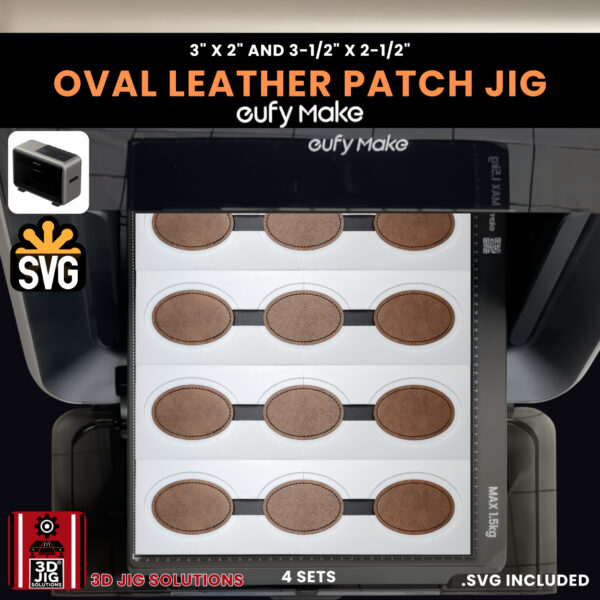 EufyMake E1 Oval Hat Patch Jig | UV Printer Fixture - Image 10