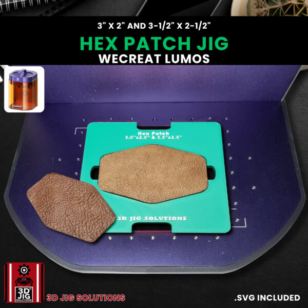 WeCreat Lumos Hex Hat Patch Engraving Jig - Image 2