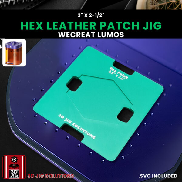 WeCreat Lumos Hex Hat Patch Engraving Jig - Image 2