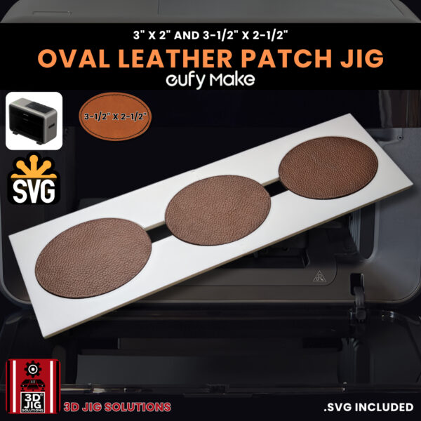 EufyMake E1 Oval Hat Patch Jig | UV Printer Fixture - Image 2