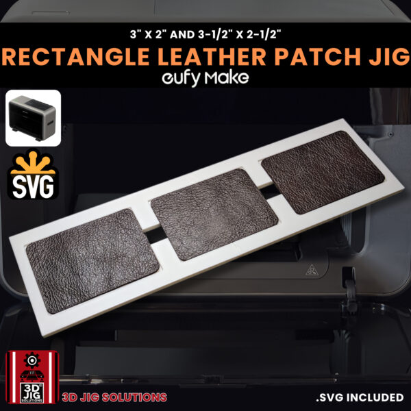 EufyMake E1 Rectangle Hat Patch Jig | UV Printer Fixture - Image 2