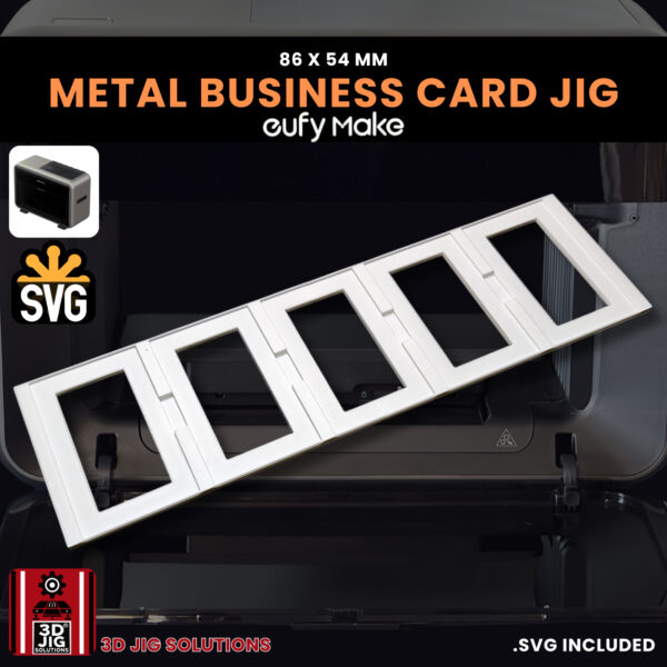 EufyMake E1 Metal Business Card Jig | UV Printer Alignment Fixture - Image 2