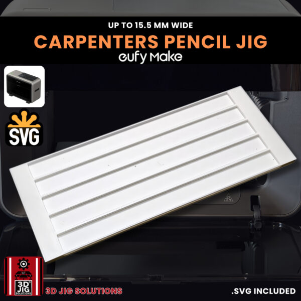EufyMake E1 Carpenter Pencil UV Printer Fixture | Builder's Pencil Jig - Image 2