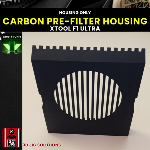 xTool F1 Ultra Carbon Pre-Filter housing | Laser Engraver Emission Reduction | Improve Fan Protection & Air Quality | 3D Printed Accessory - Image 4