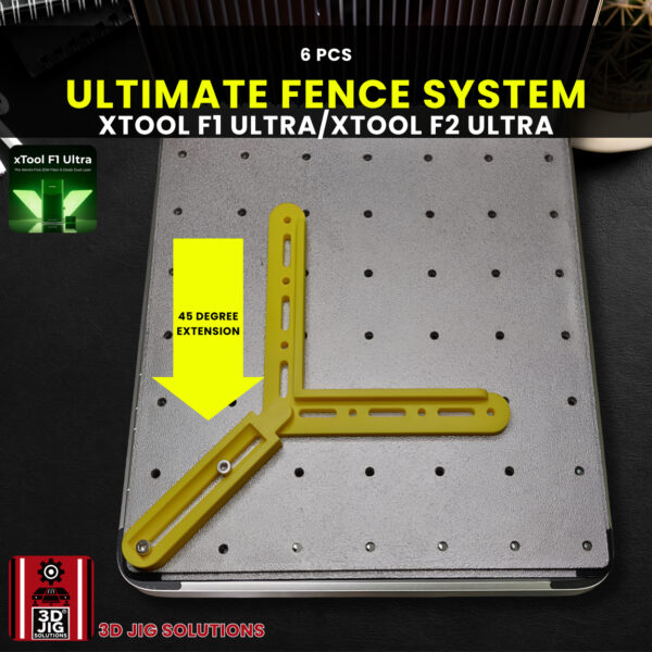 xTool F1 Ultra Engraving Fence Kit | Ultimate Alignment Jig & Guide Fixture | xTool F2 Ultra Compatible - Image 3