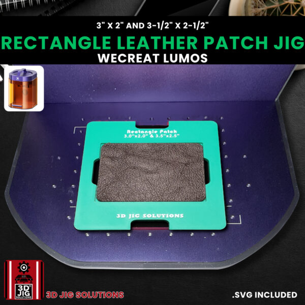 WeCreat Lumos Rectangle Hat Patch Engraving Jig - Image 3