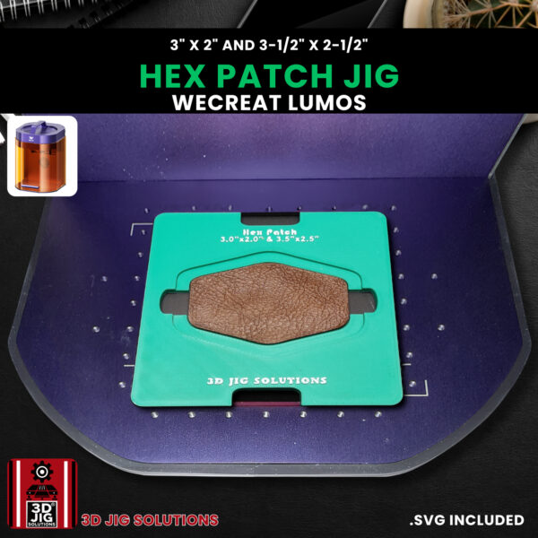 WeCreat Lumos Hex Hat Patch Engraving Jig - Image 3