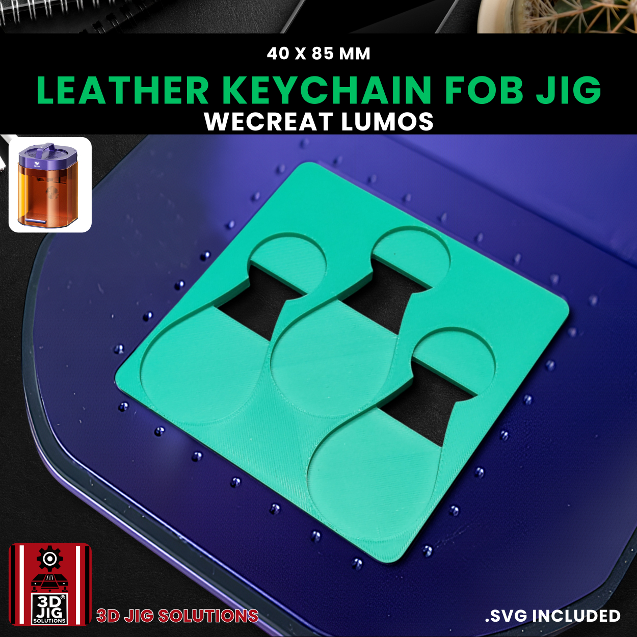 WeCreat Lumos Leather Keychain Engraving Jig - Image 3