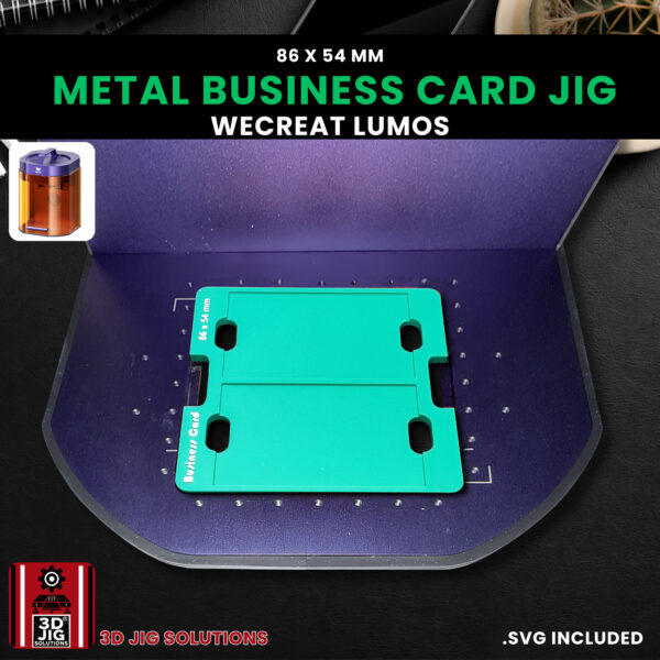 WeCreat Lumos Metal Business Card Engraving Jig - Image 4