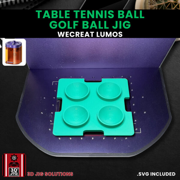 WeCreat Lumos Golf Ball & Ping Pong Ball Laser Engraving Jig - Image 6