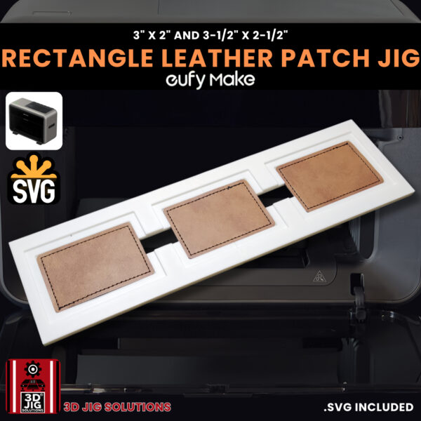 EufyMake E1 Rectangle Hat Patch Jig | UV Printer Fixture - Image 3