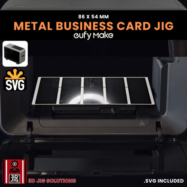 EufyMake E1 Metal Business Card Jig | UV Printer Alignment Fixture - Image 3