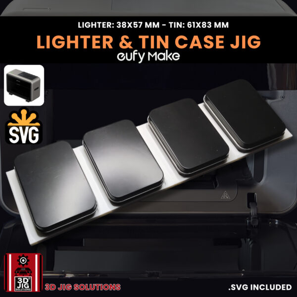 EufyMake E1 Flip Top Lighter UV Printer Fixture | Zippo Jig - Image 3