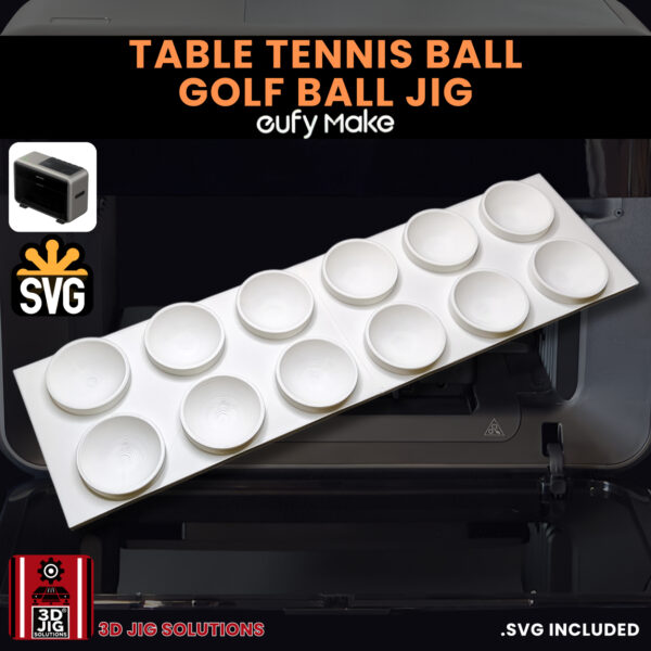 EufyMake E1 Golf Ball & Table Tennis Ball Jig | UV Printer Fixture - Image 3