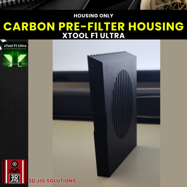 xTool F1 Ultra Carbon Pre-Filter housing | Laser Engraver Emission Reduction | Improve Fan Protection & Air Quality | 3D Printed Accessory - Image 5