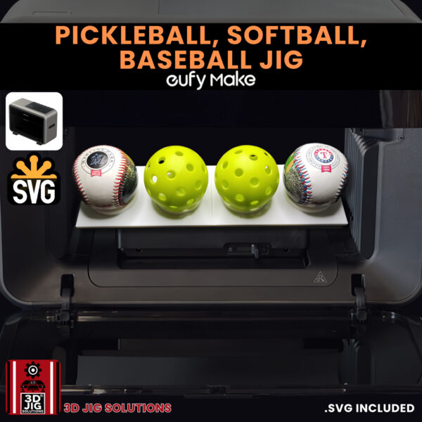 EufyMake E1 Baseball UV Printer Fixture | Sports Ball Alignment Jig - Image 3