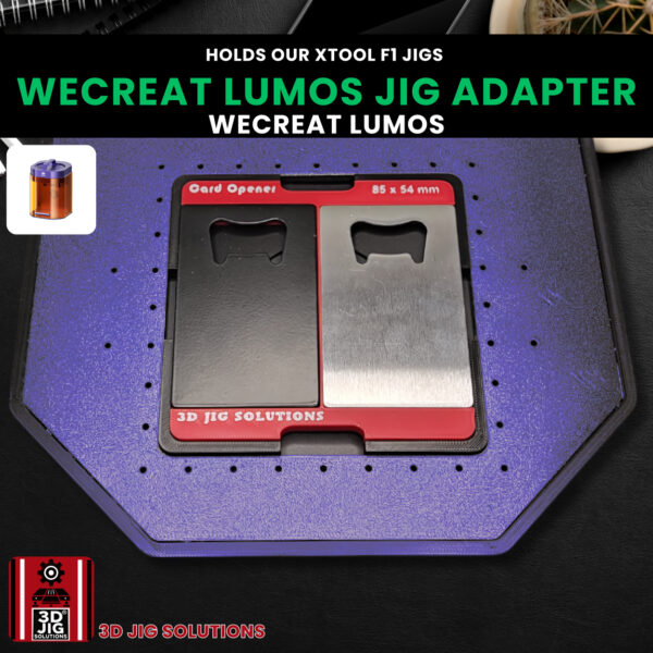 WeCreat Lumos Jig Adapter: Use xTool F1 Jigs on Lumos - Image 3