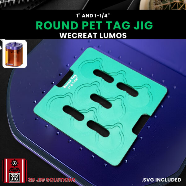 WeCreat Lumos Round Pet Tag Engraving Jig - Image 4