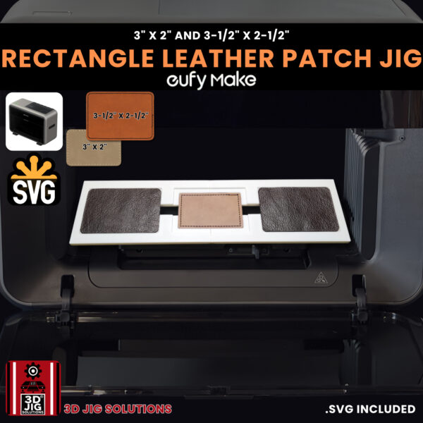 EufyMake E1 Rectangle Hat Patch Jig | UV Printer Fixture - Image 4