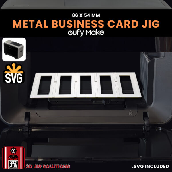 EufyMake E1 Metal Business Card Jig | UV Printer Alignment Fixture - Image 4