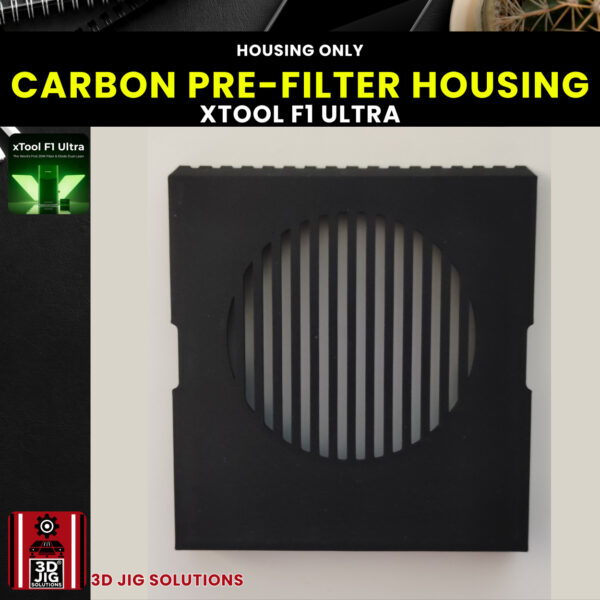 xTool F1 Ultra Carbon Pre-Filter housing | Laser Engraver Emission Reduction | Improve Fan Protection & Air Quality | 3D Printed Accessory - Image 6