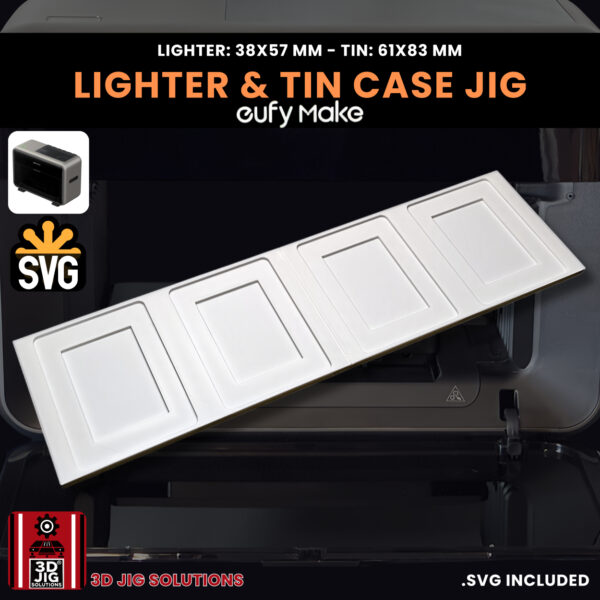 EufyMake E1 Flip Top Lighter UV Printer Fixture | Zippo Jig - Image 4