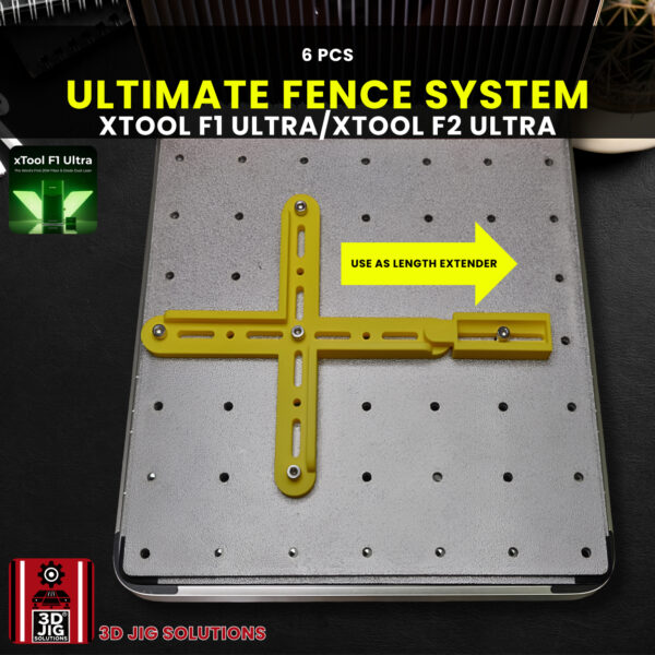 xTool F1 Ultra Engraving Fence Kit | Ultimate Alignment Jig & Guide Fixture | xTool F2 Ultra Compatible - Image 5