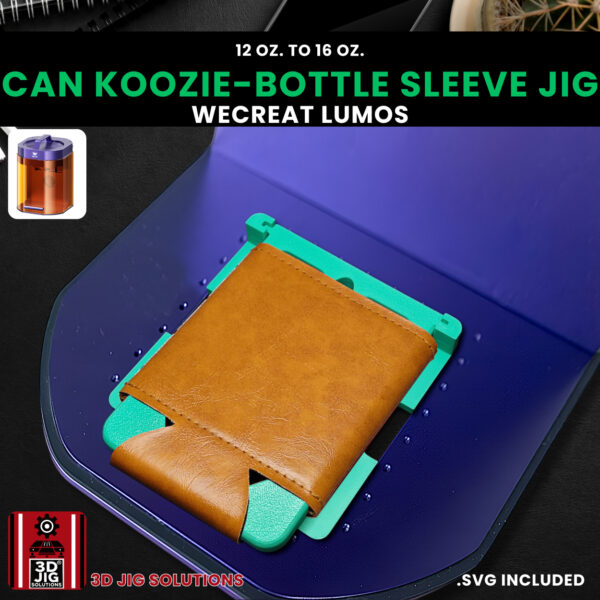WeCreat Lumos Can Koozie Jig | Bottle Cooler Sleeve Engraving Alignment - Image 5