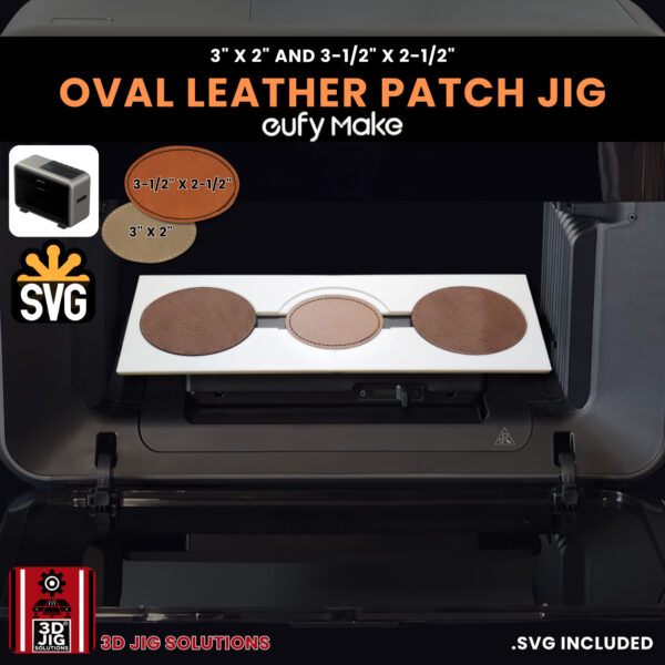 EufyMake E1 Oval Hat Patch Jig | UV Printer Fixture - Image 5