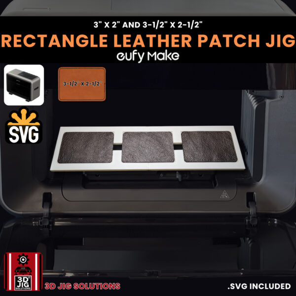 EufyMake E1 Rectangle Hat Patch Jig | UV Printer Fixture - Image 5