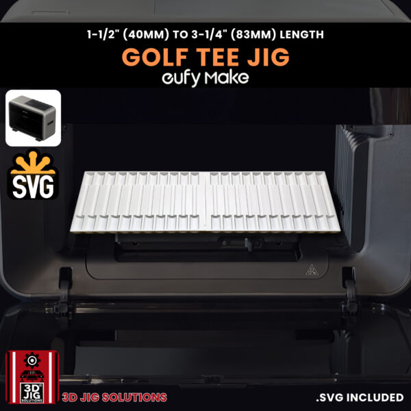 EufyMake E1 Golf Tee UV Printer Fixture | Alignment Tool for All Lengths - Image 5