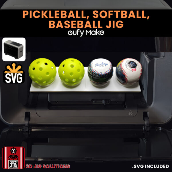 EufyMake E1 Baseball UV Printer Fixture | Sports Ball Alignment Jig - Image 5