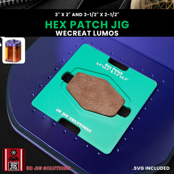 WeCreat Lumos Hex Hat Patch Engraving Jig - Image 6