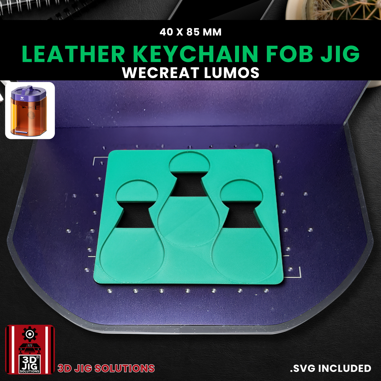 WeCreat Lumos Leather Keychain Engraving Jig - Image 6